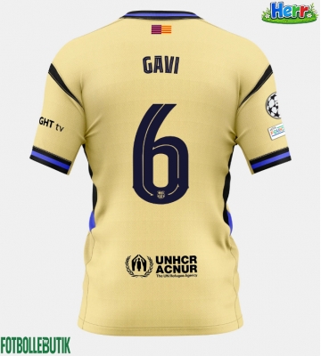 Barcelona Paez Gavi #6 Bortatröja 2025-26 Kortärmad